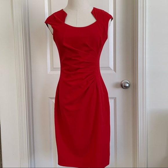 Calvin Klein Dresses & Skirts - Red bodycon Calvin Klein Dress
